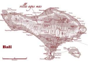 Bali Vakantiehuizen-Bali-kaart-met-Agus Mas