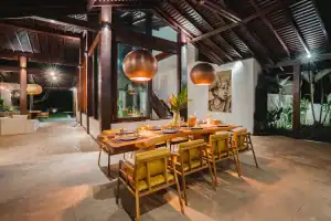 Eethoek in Villa Breeze I Bali